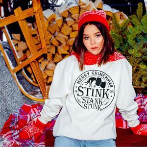 NWOT MERRY GRINCHMAS STINK STANK STUNK Tshirt